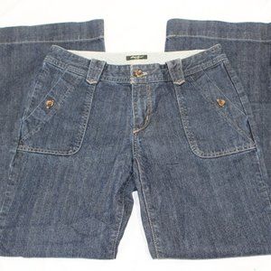 Eddie Bauer Wide Leg Trouser Style Jeans